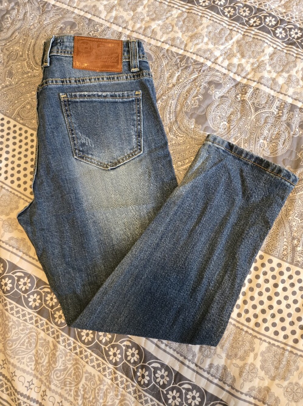 Vigoss Blue Faded Capri Jeans Size 3/4